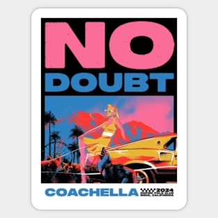 No Doubt Coachella Sticker